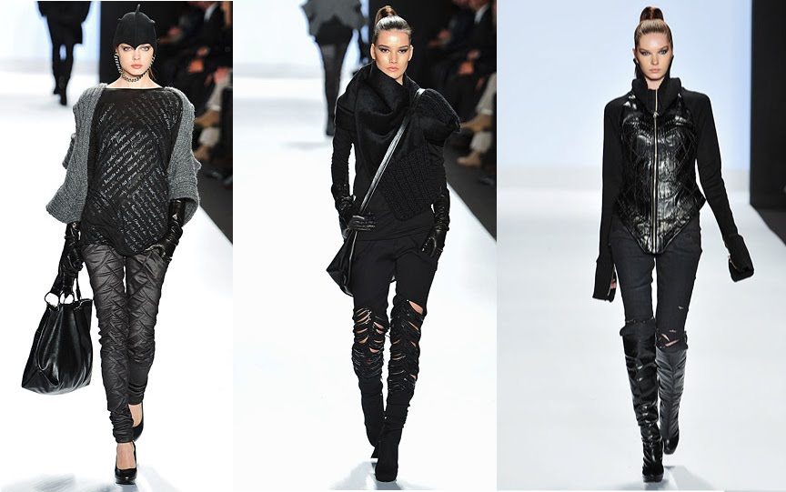 Faux Leather Hits the Runway