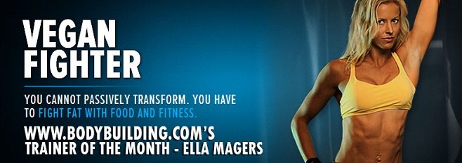 Vegan Coach Ella Magers Trainer of the Month on Bodybuilding.com