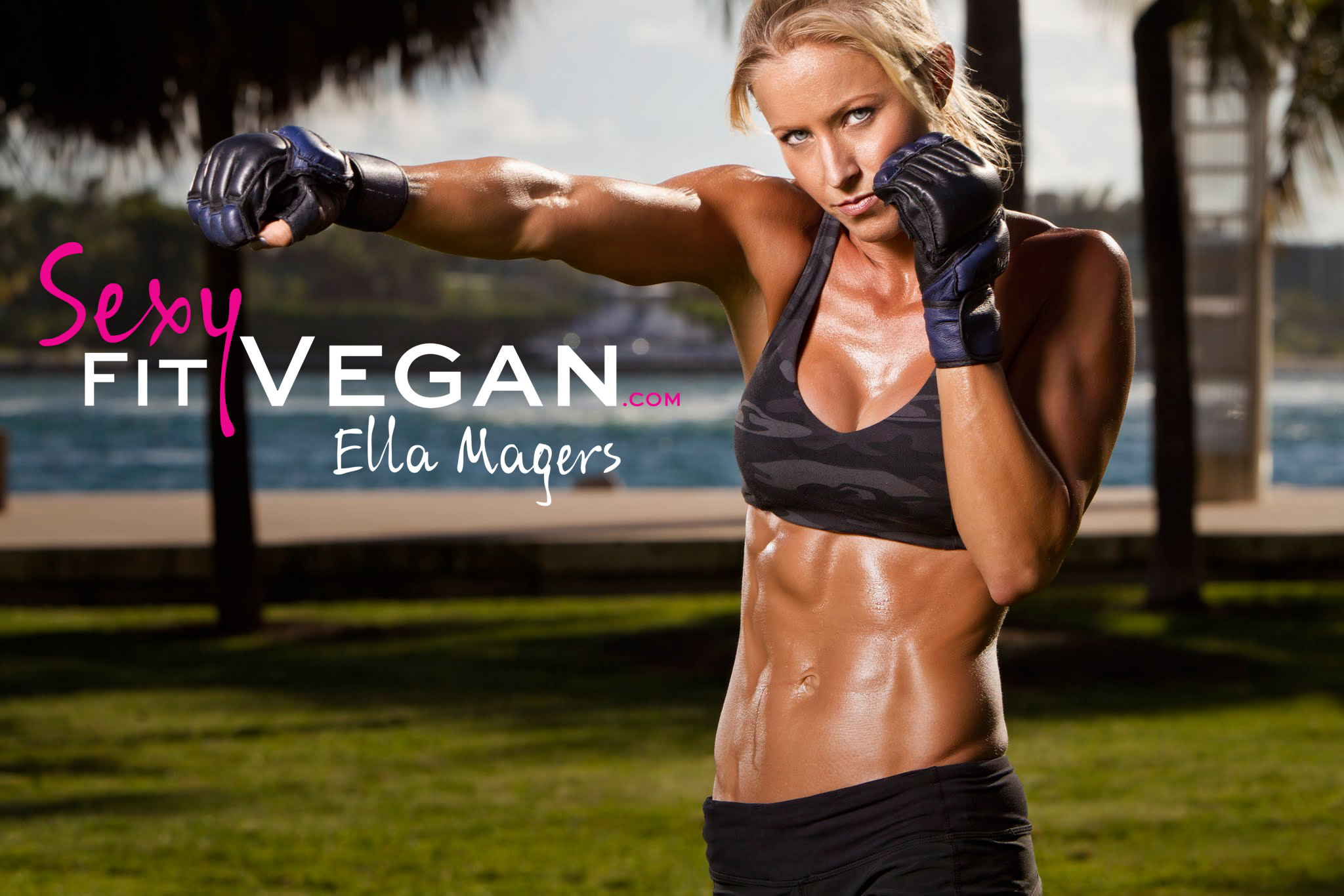 Sexy Fit Vegan Kickboxing Ella Magers