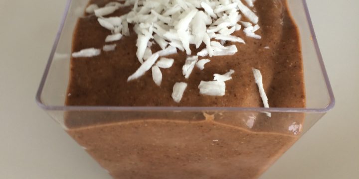 chocolate banana chia seed pudding