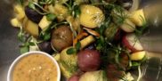 Tropical baby potato salad
