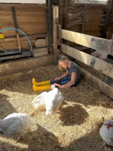 Tower Hill Stables Animal Sanctuary Ella Magers turkeys